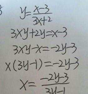 带根号的函数怎么求反函数
