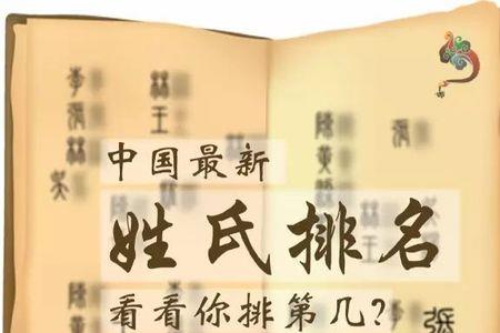 百家姓梁排第几