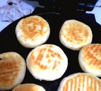 大米饼的家常做法用电饼铛