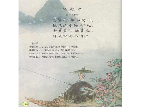 渔歌子里的不须是什么意思