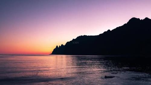 看到大山大海的感受