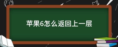 苹果6右滑返回哪里设置