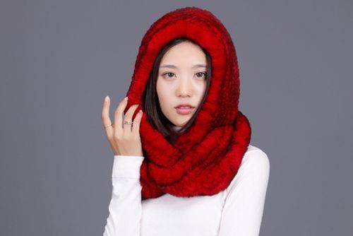 编织连帽围巾的方法