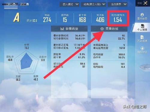 和平精英怎么看更久的战绩