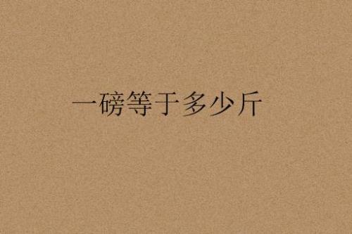 大陆30斤等于多少磅