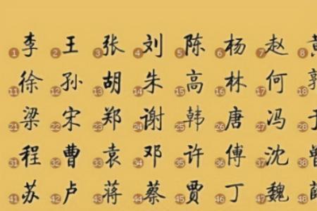 百家姓为什么没有仝