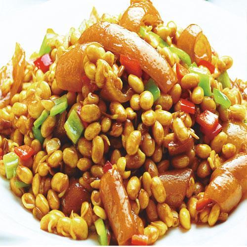 青皮黄豆怎么炒好吃