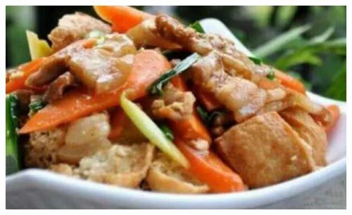 豆腐炒肉好听的名字