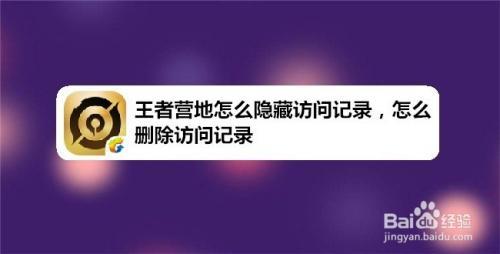 王者不是好友访问有记录吗