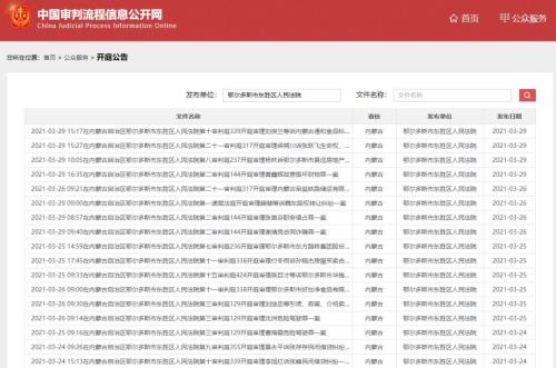 案件在网上怎么查询查询号
