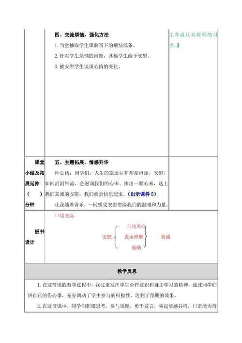 四年级上册语文安慰例句