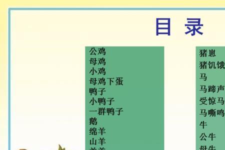 家禽的近义词