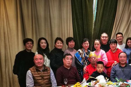 亲人来公司祝福
