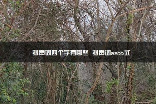吱吱吱类似的词语