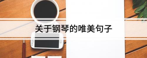 享受钢琴的句子