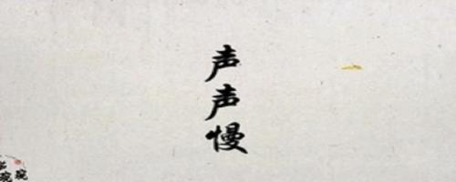 寻寻觅觅是什么歌