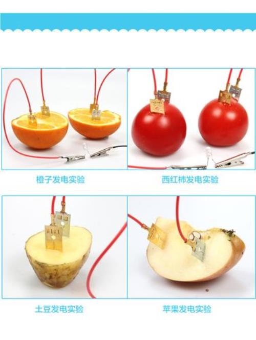 水果电池一定要用铜片锌片吗