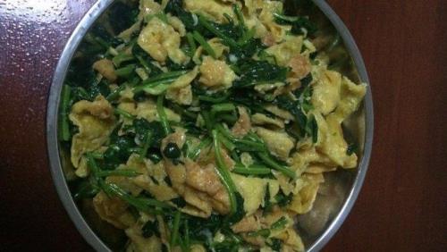 菠菜粉格子的做法
