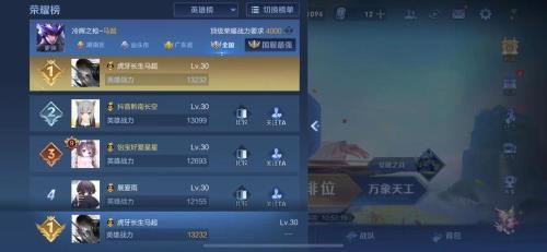巅峰赛表现分每周会刷新吗