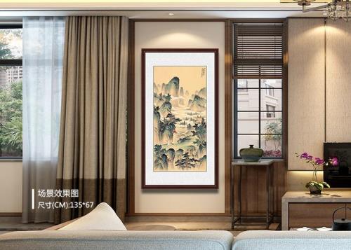 出门迎面挂什么画合适