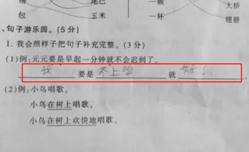 用抱负造句