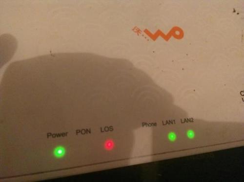 联通wifi猫的宽带灯闪几下不亮了