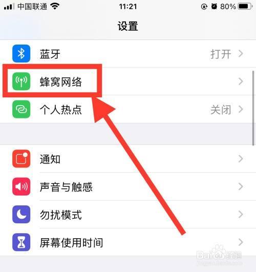 苹果怎么设置无线和蜂窝都能用