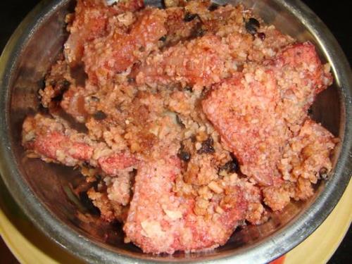 粉蒸肉的炸面是属于什么面料
