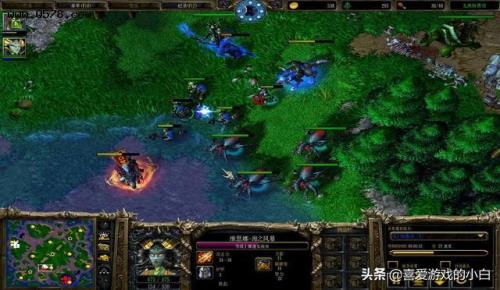 魔兽争霸为什么100人口不采矿