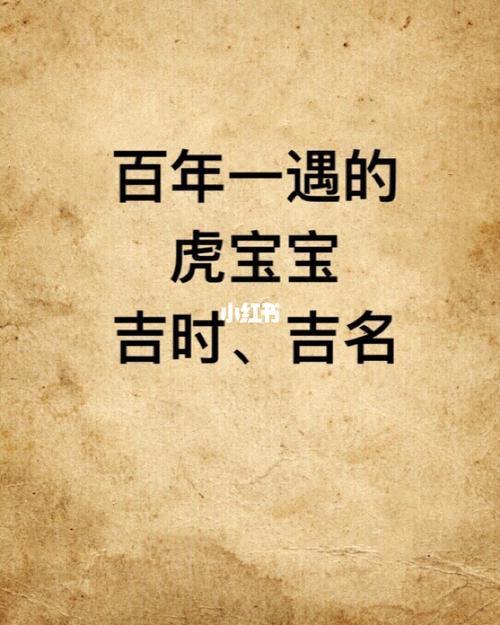 好听的男孩名字2022虎宝宝