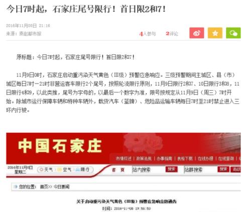 石家庄限号是抓拍还是必拍