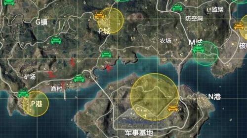 和平精英海岛地图一共刷多少圈