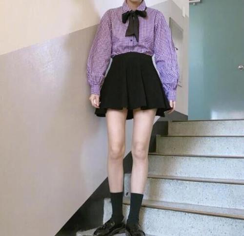 七年级女生的腿有多细