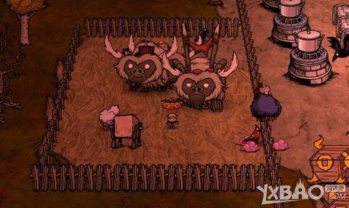 饥荒怎么把牛放家里