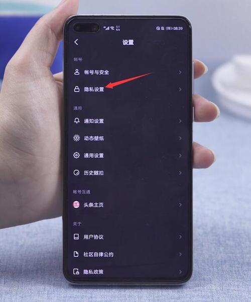 抖音隐私设置什么意思