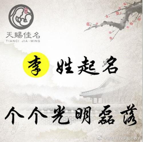 李姓好听的男孩名字