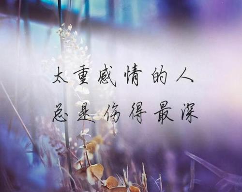 不重感情是什么意思