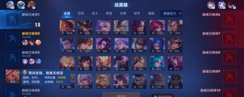王者排位要多少熟练度才能上场