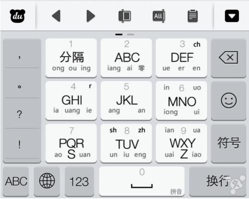 九宫格输入法技巧