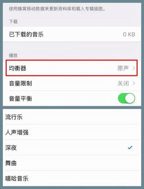 苹果均衡器深夜模式有必要开吗