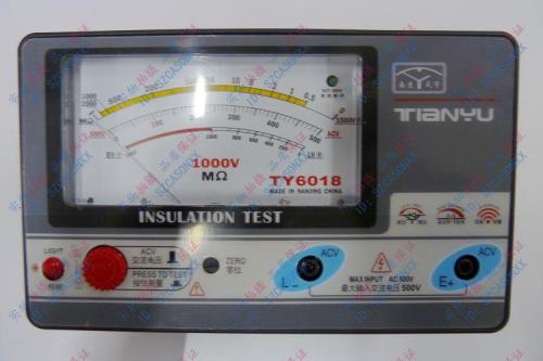 ms5202数字指针双显兆欧表使用方法