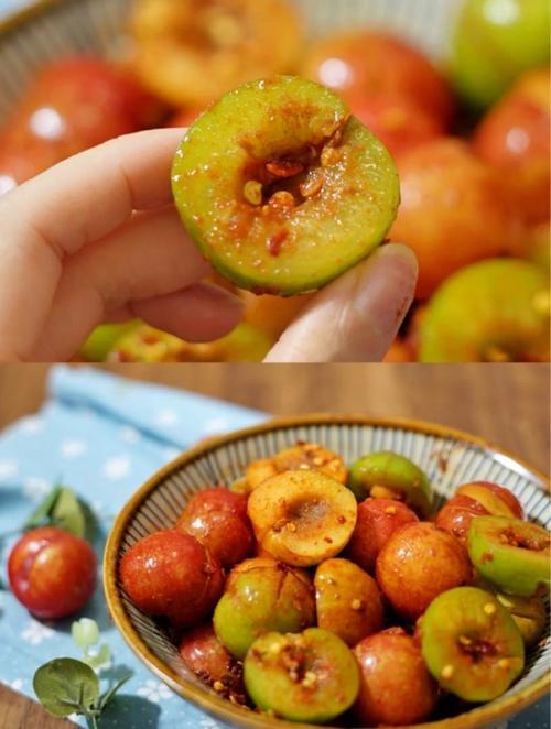 油腌李子的做法