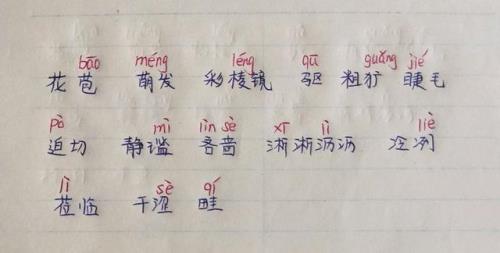 啥是生字词