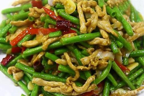 肉丝炒豆角王刚