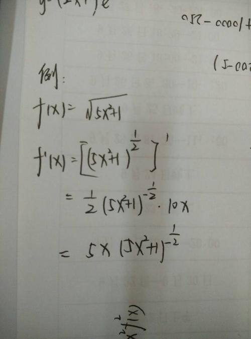 根号下求导公式