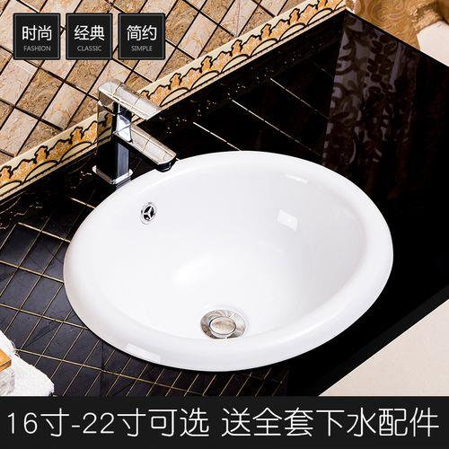 洗脸池中间的圆圈怎么弄出来