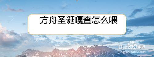 方舟圣诞嘎查有什么用