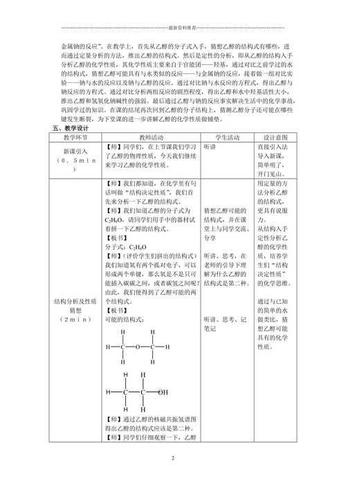 钠与乙醇反应的实验现象