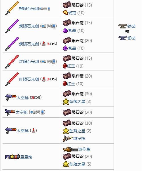 泰拉瑞亚天界石怎么合成