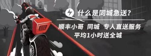 顺丰同城急送一天的收入